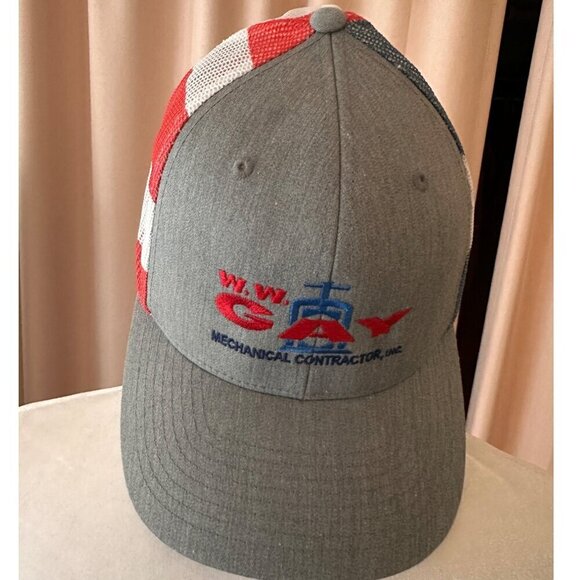 W.W. Gay Mechanical Contractor Corp American Flag Hat - Picture 1 of 3